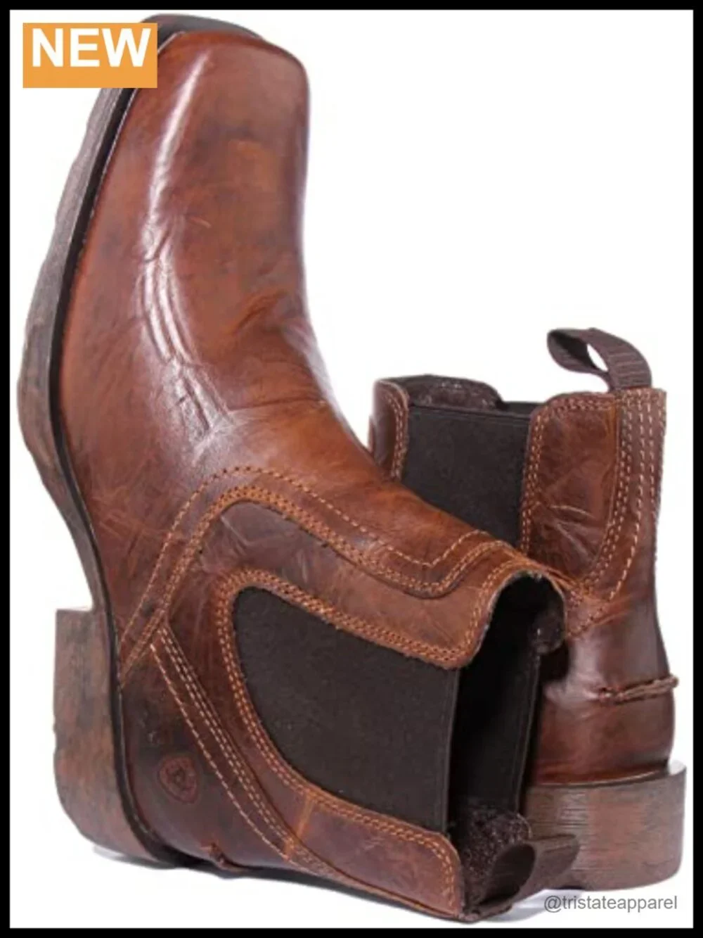 Men's Chelsea Boots Pull-On Leather Ankle Boots